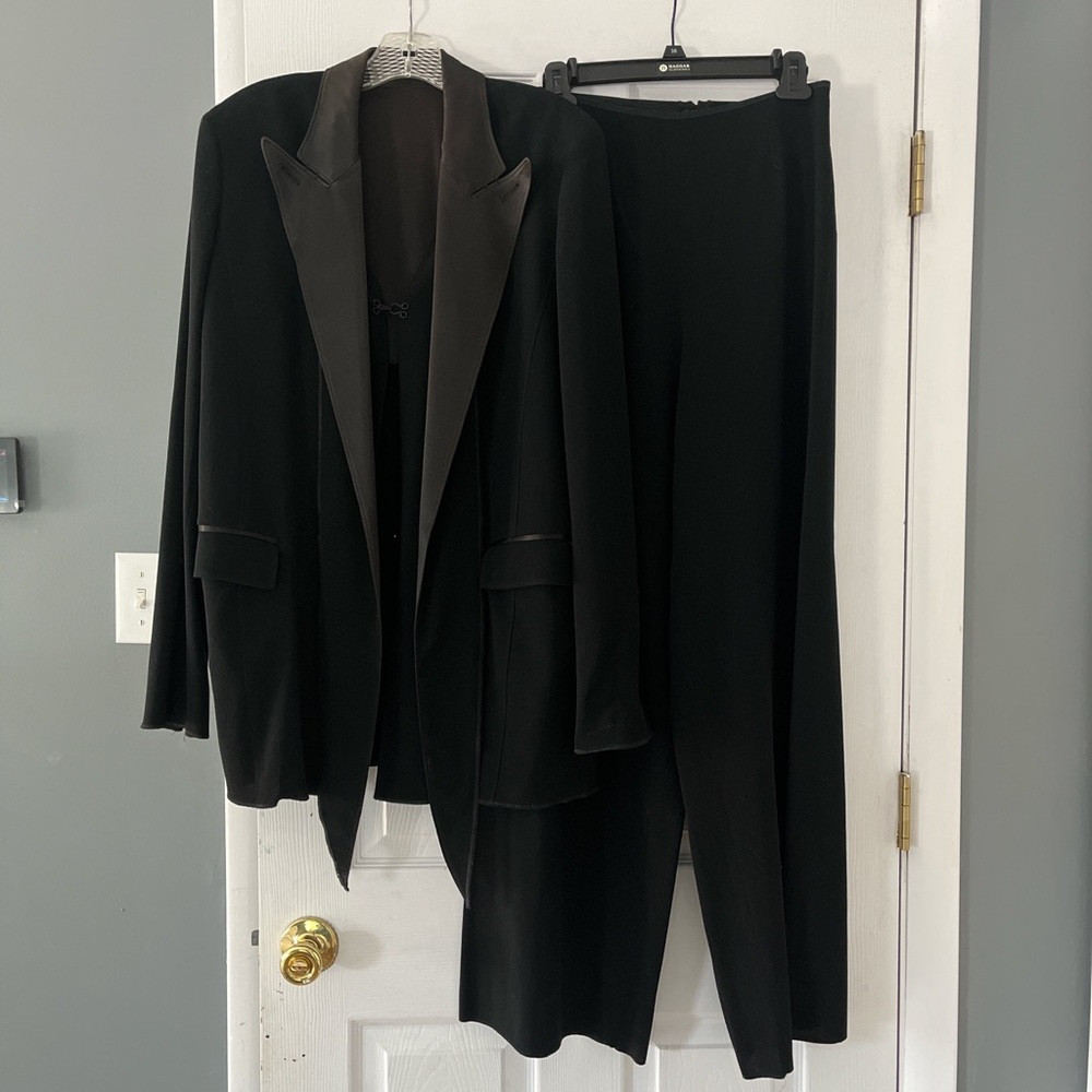 Vintage Jean Paul Gaultier Femme Black Suit Sz US 6/IT 42
